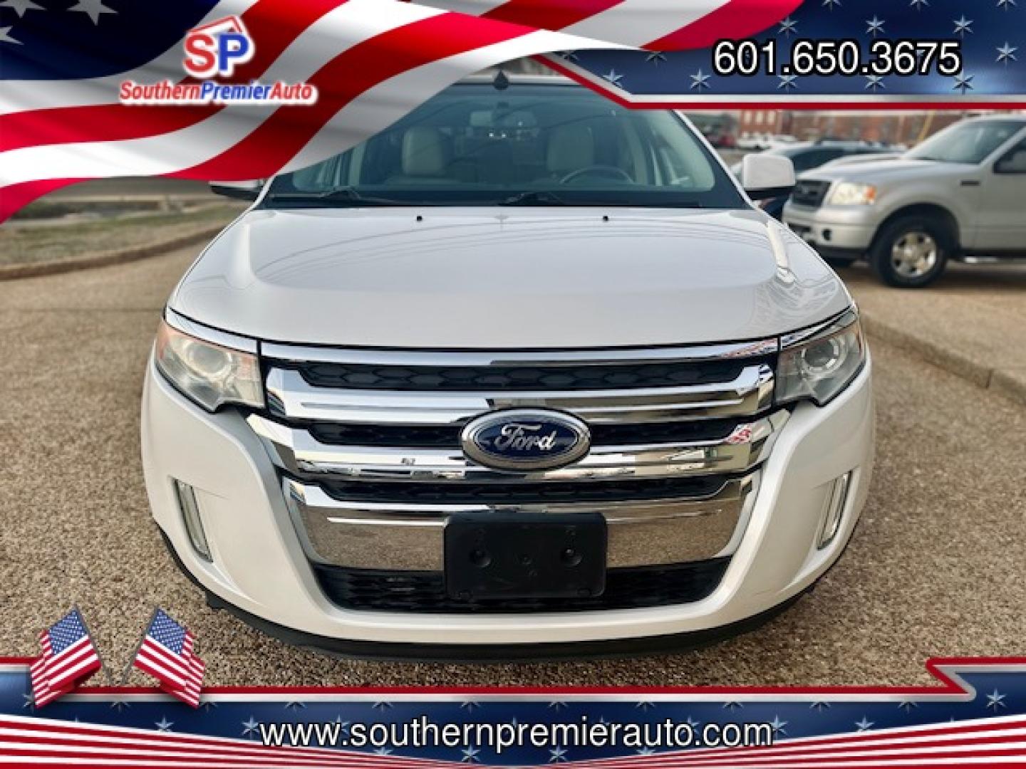 2011 WHITE FORD EDGE LIMITED (2FMDK3KC1BB) , located at 922 W. Beacon St., Philadelphia, MS, 39350, (601) 650-3675, 32.770447, -89.127151 - Photo#1